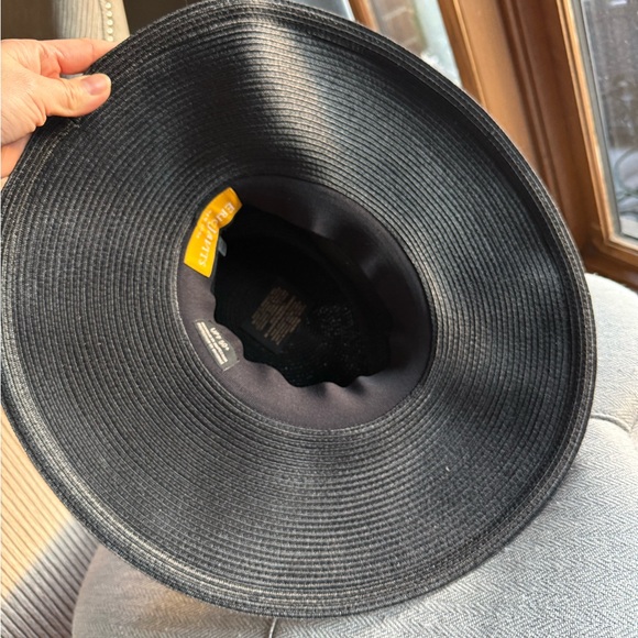 Eric Javits Daphne Broad Brim Straw Fedora - Picture 3 of 7